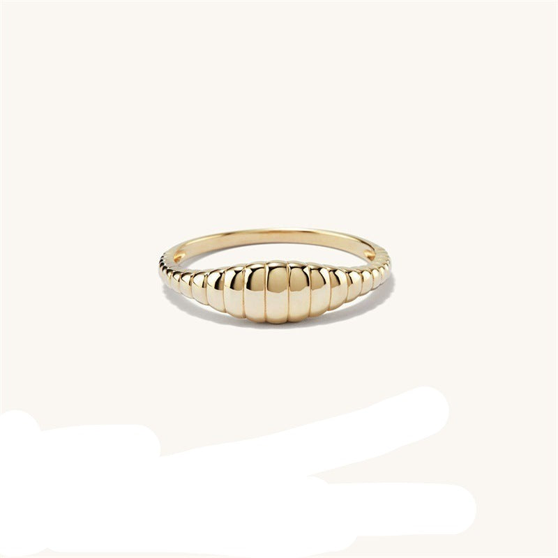 Jordyn - simple fashion style gold-plated ring