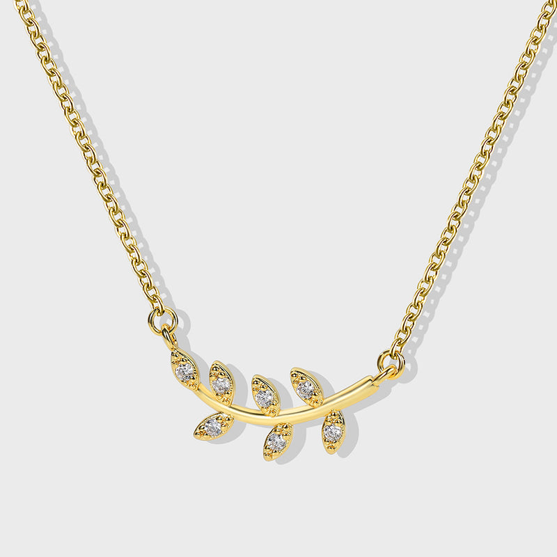 Noimi - Olive branch necklace