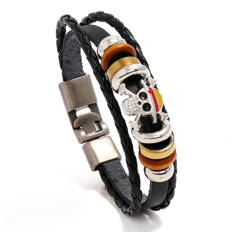 One Piece skull bracelet for men