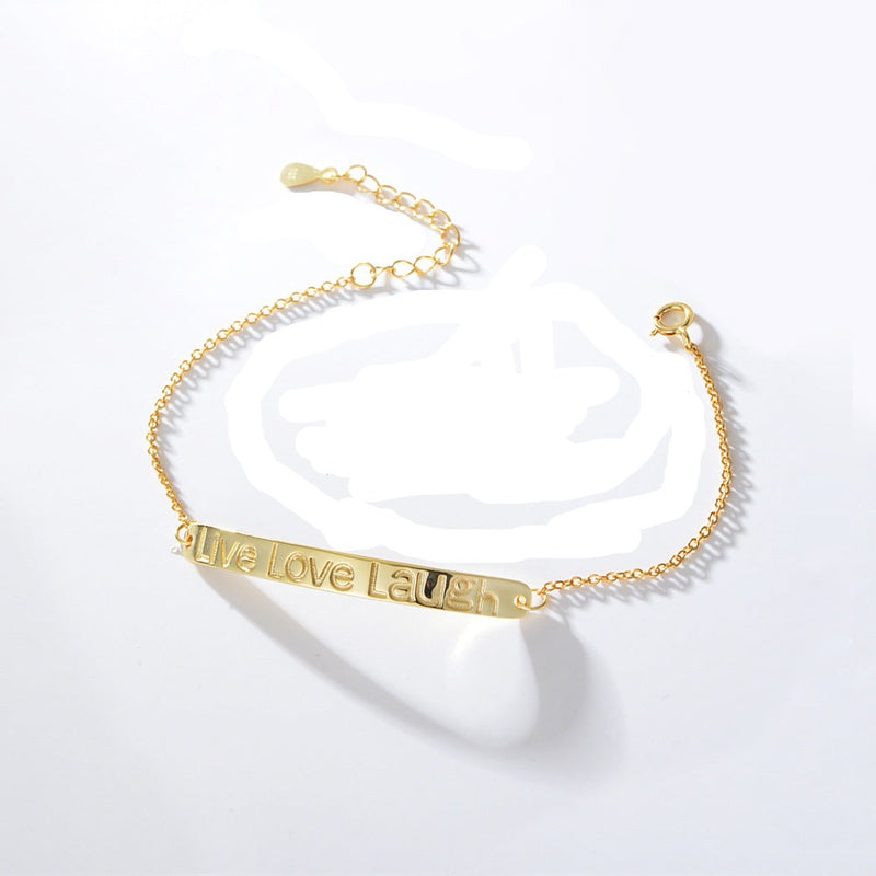Kenza - Lettering bracelet for women