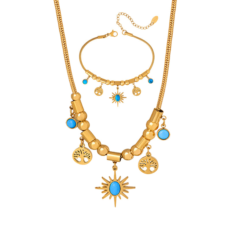 Eliana - Medieval Necklace for Women + Free Bracelet